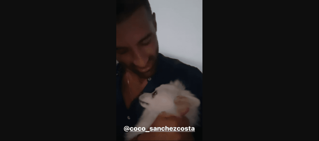 Toni Costa posó, por primera vez, con el nuevo miembro de su familia