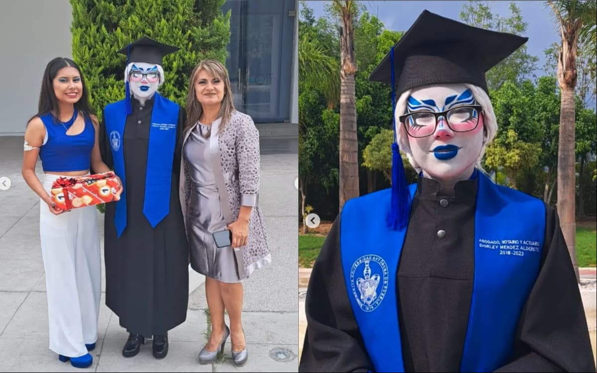 Shulaska se graduó de abogada en la BUAP