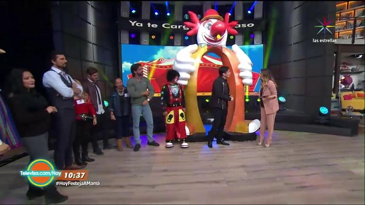 ¡El payaso no tuvo piedad de ninguno!