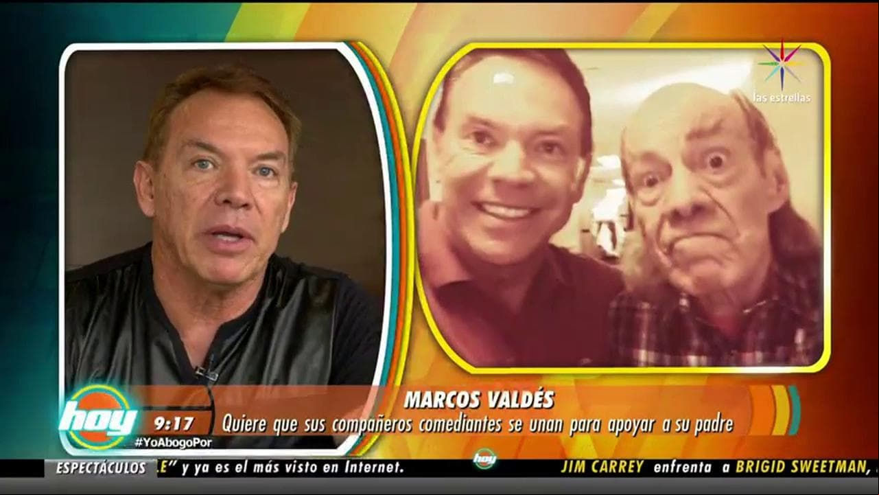 Marcos Valdés pide ayuda para su padre ¡Entérate!
