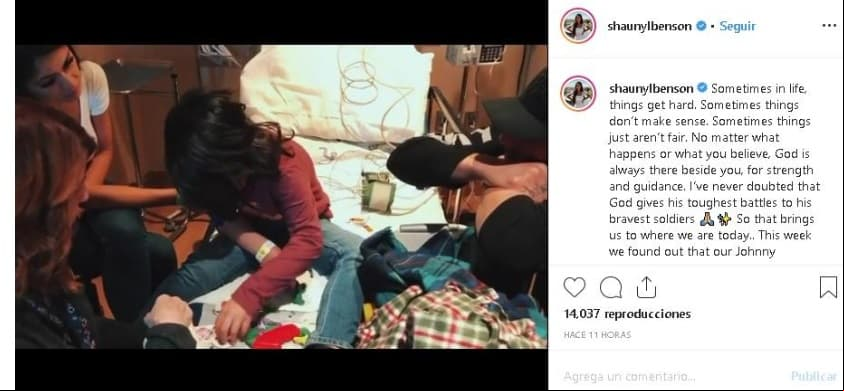 Shauny Ibenson se muestra positiva ante elk diagnótico de los médicos