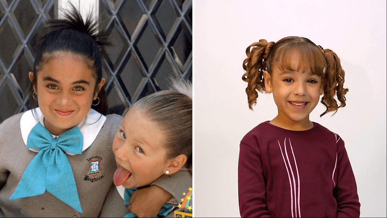 'María Belén' fue una telenovela infantil producida en 2001 por MaPat López y protagonizada por Danna Paola, Nora Salinas, Rene Lavan, Maya Mishalska, Harry Geithner, Yurem y Cristiane Aguinaga, entre otros.