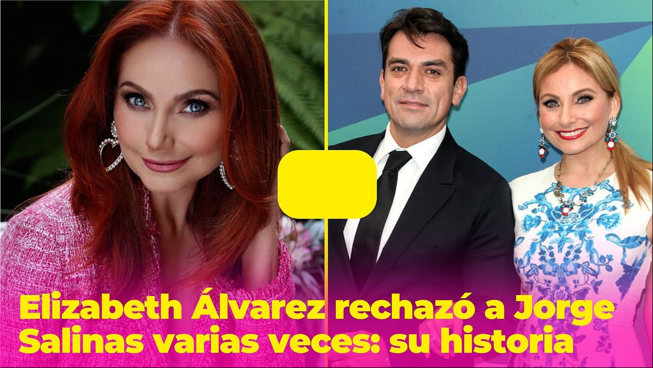 Elizabeth Álvarez rechazó a Jorge Salinas varias veces: su historia de amor no empezó nada bien