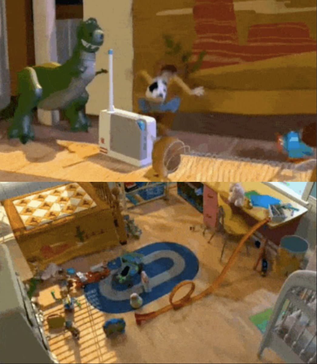 Error con un objeto en el cuarto de 'Andy'