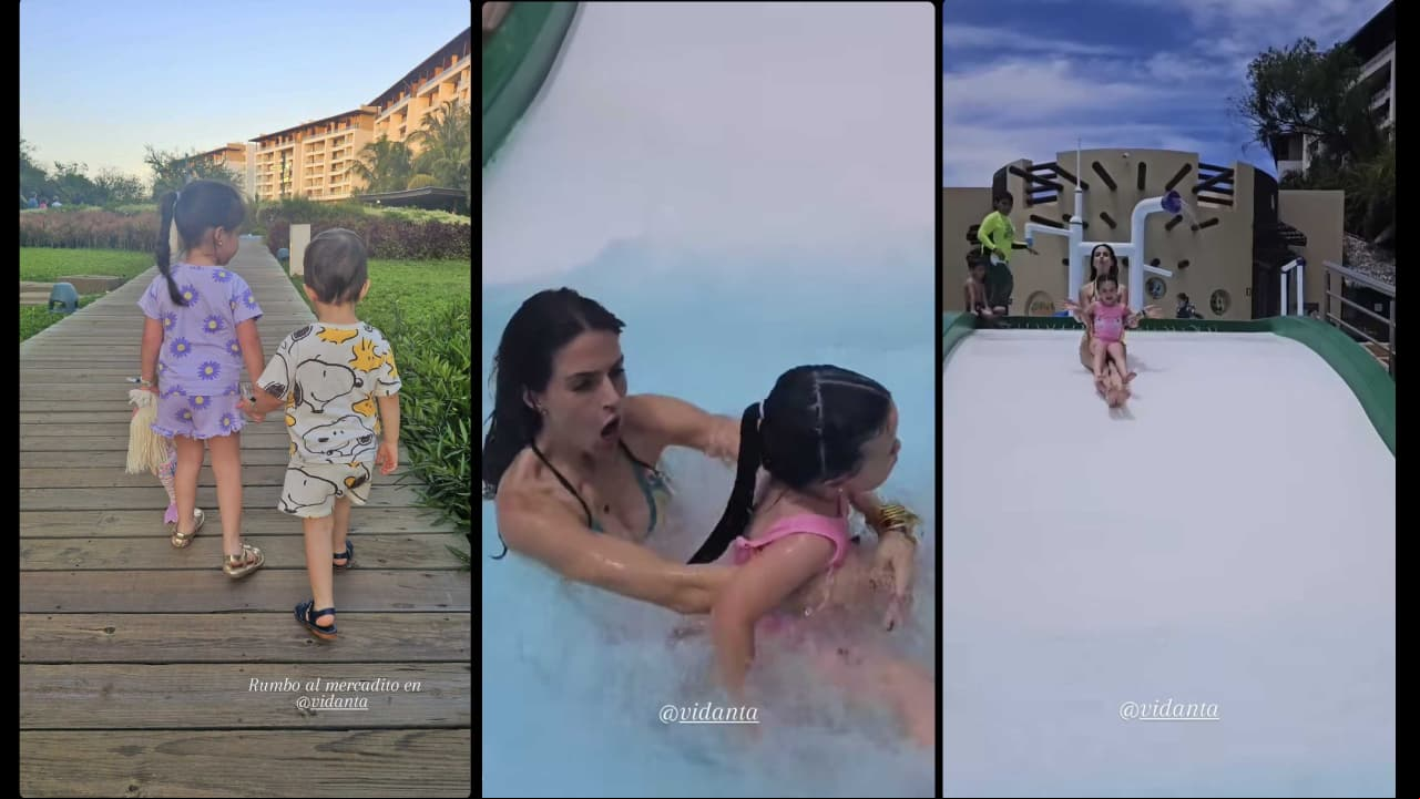 Claudia Álvarez disfruta de unas merecidas vacaciones con sus hijos
