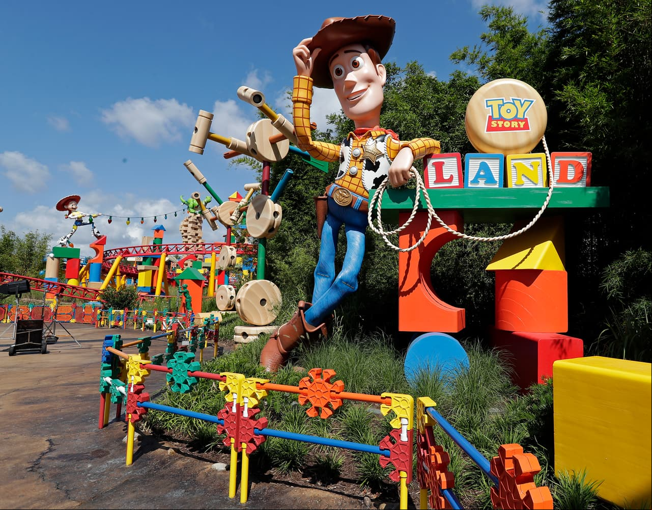 Así se ve el parque temático de Toy Story