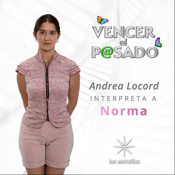 Andrea Locord es 'Norma' en esta telenovela.