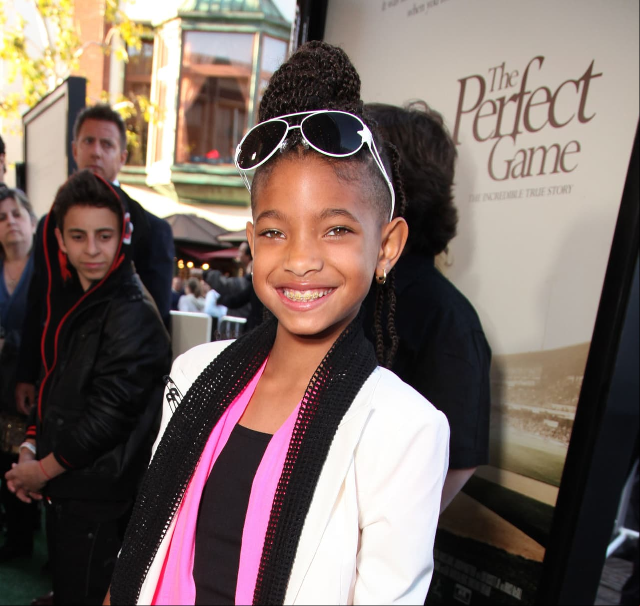 Willow Smith, la hija de Will Smith, utilizó estos aparatos dentales a sus 12 años y no temió mostrarlo en la alfombra roja.