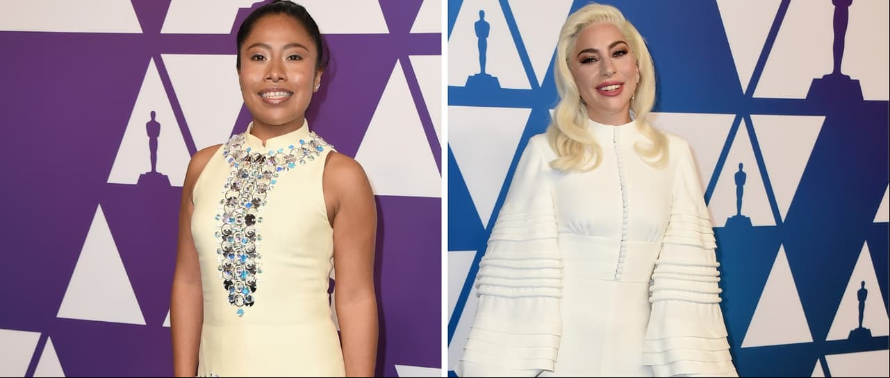 Yalitza Aparicio y Lady Gaga: así fue el encuentro de las nominadas al Oscar