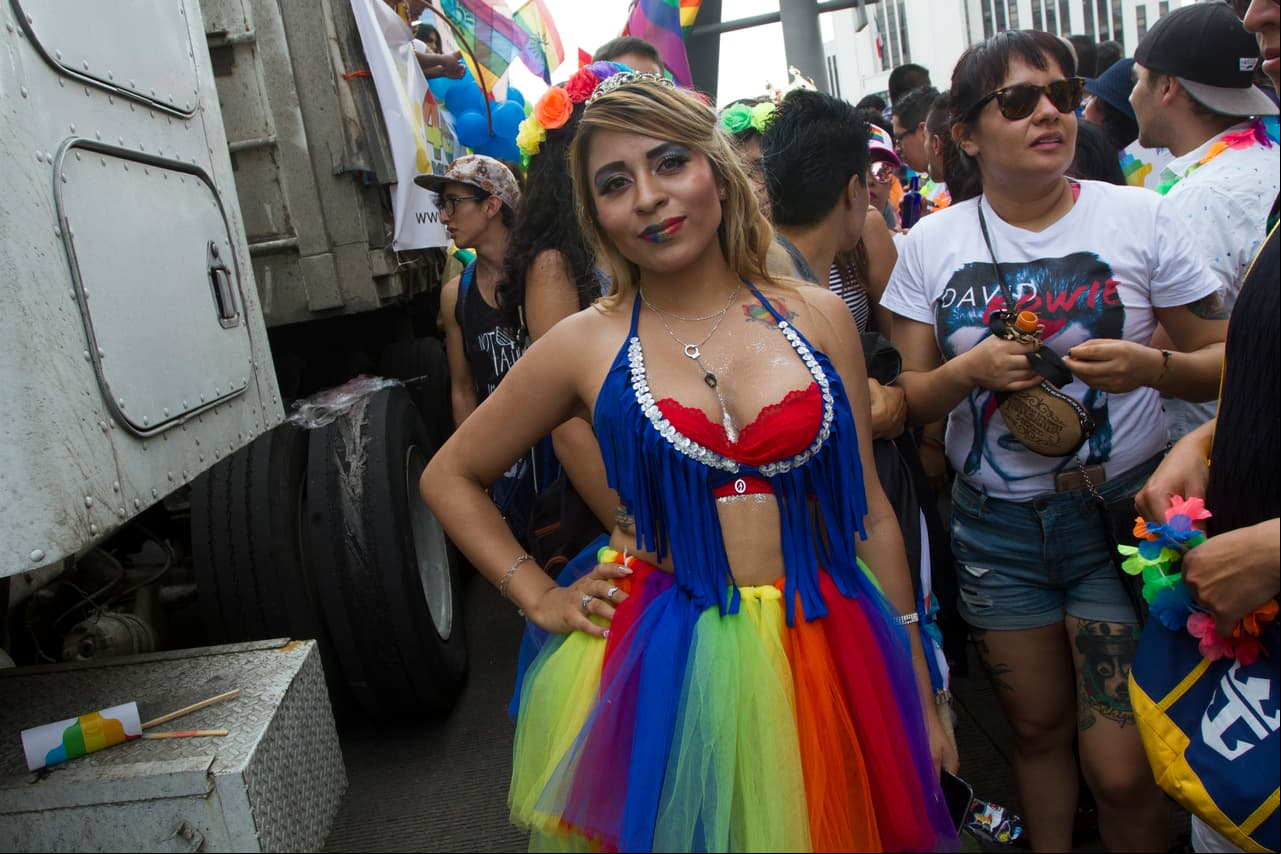 También vimos princesas multicolor