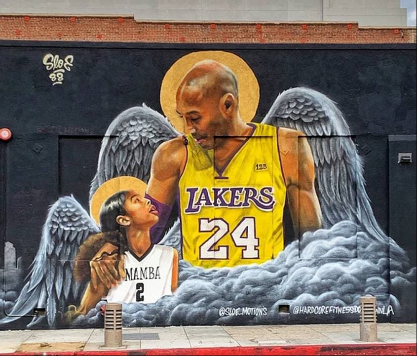 Las calles de las principales ciudades de los Estados Unidos se adornan con las asombrosas muestras de amor para la leyenda de la NBA.
