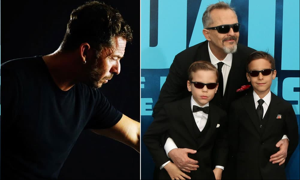 Expareja de Miguel Bosé reprueba que el cantante mostrara a sus hijos en alfombra roja