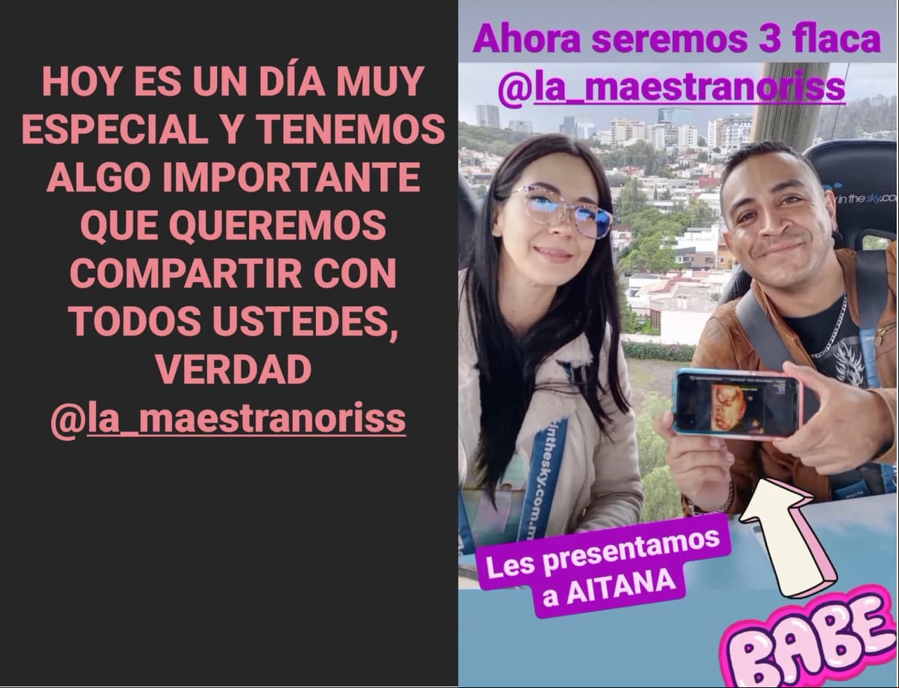 Luis Fernando Peña anuncia el sexo y nombre de su primer hij@.