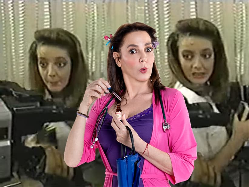 María Fernanda García fue otra de las que inició en un programa de 'La hora marcada' en 1989. Un año después formó parte del elenco de 'Cuando llega el amor'.
