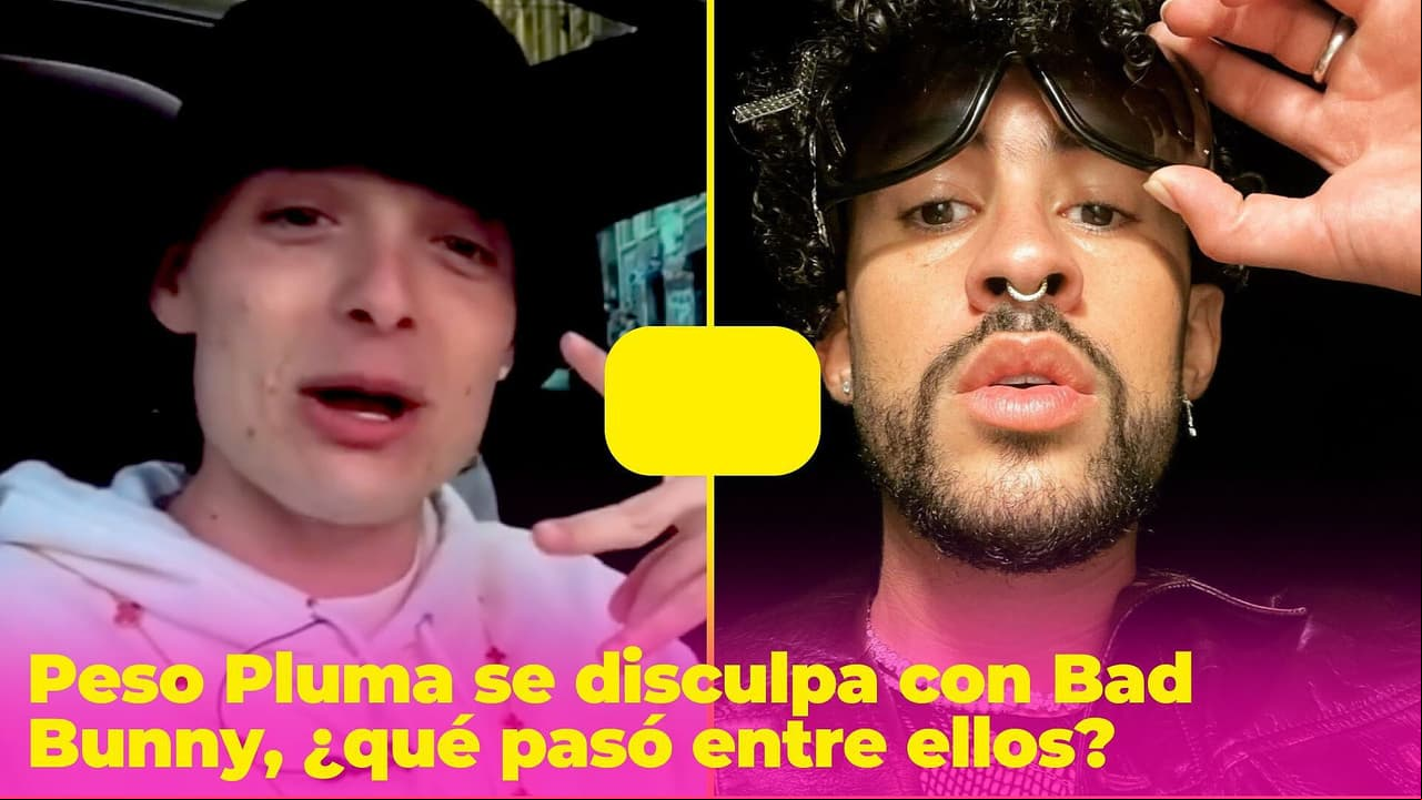 ¿Qué pasa entre Peso Pluma y Bad Bunny? El mexicano se disculpó con Benito