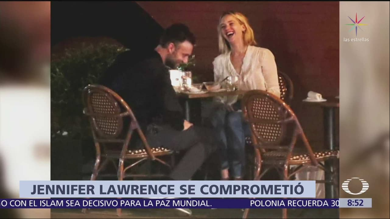 Jennifer Lawrence se compromete con Cooke Maroney