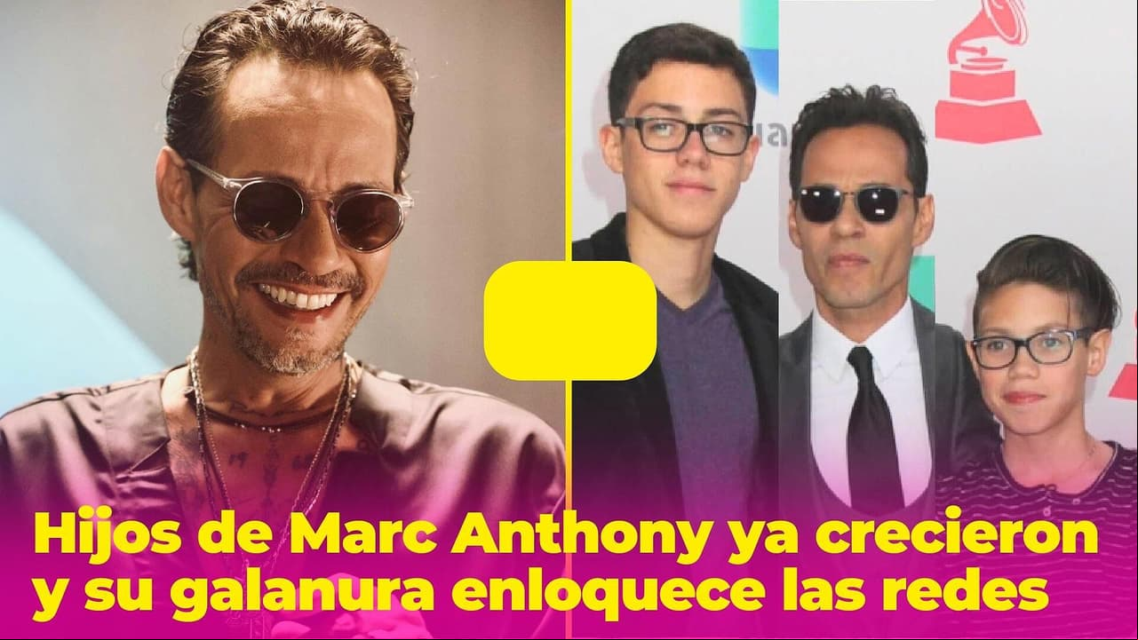 Los hijos de Marc Anthony y Dayanara Torres ya crecieron y su galanura enloquece las redes