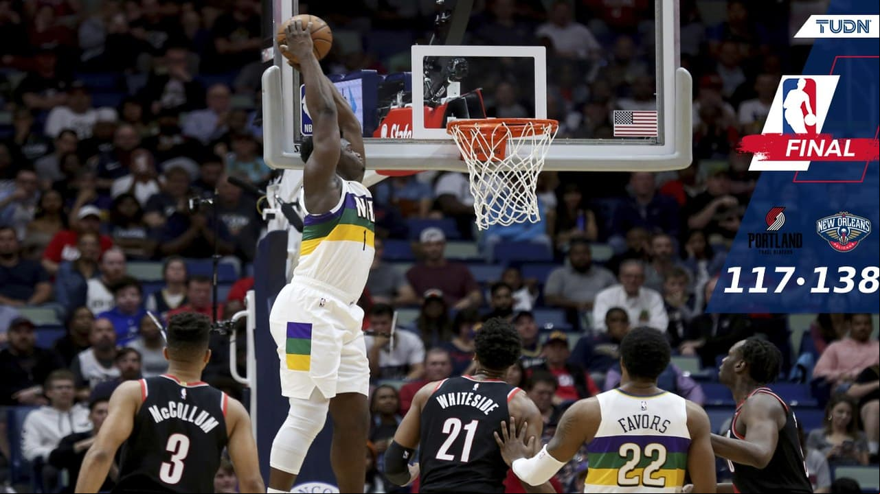 Zion Williamson brilla en triunfo de Pelicans con su mejor puntaje