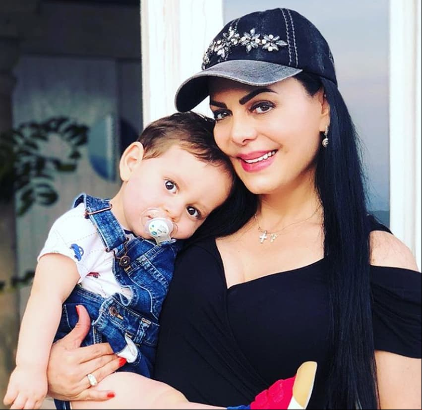 Maribel Guardia junto a su nieto José Julián