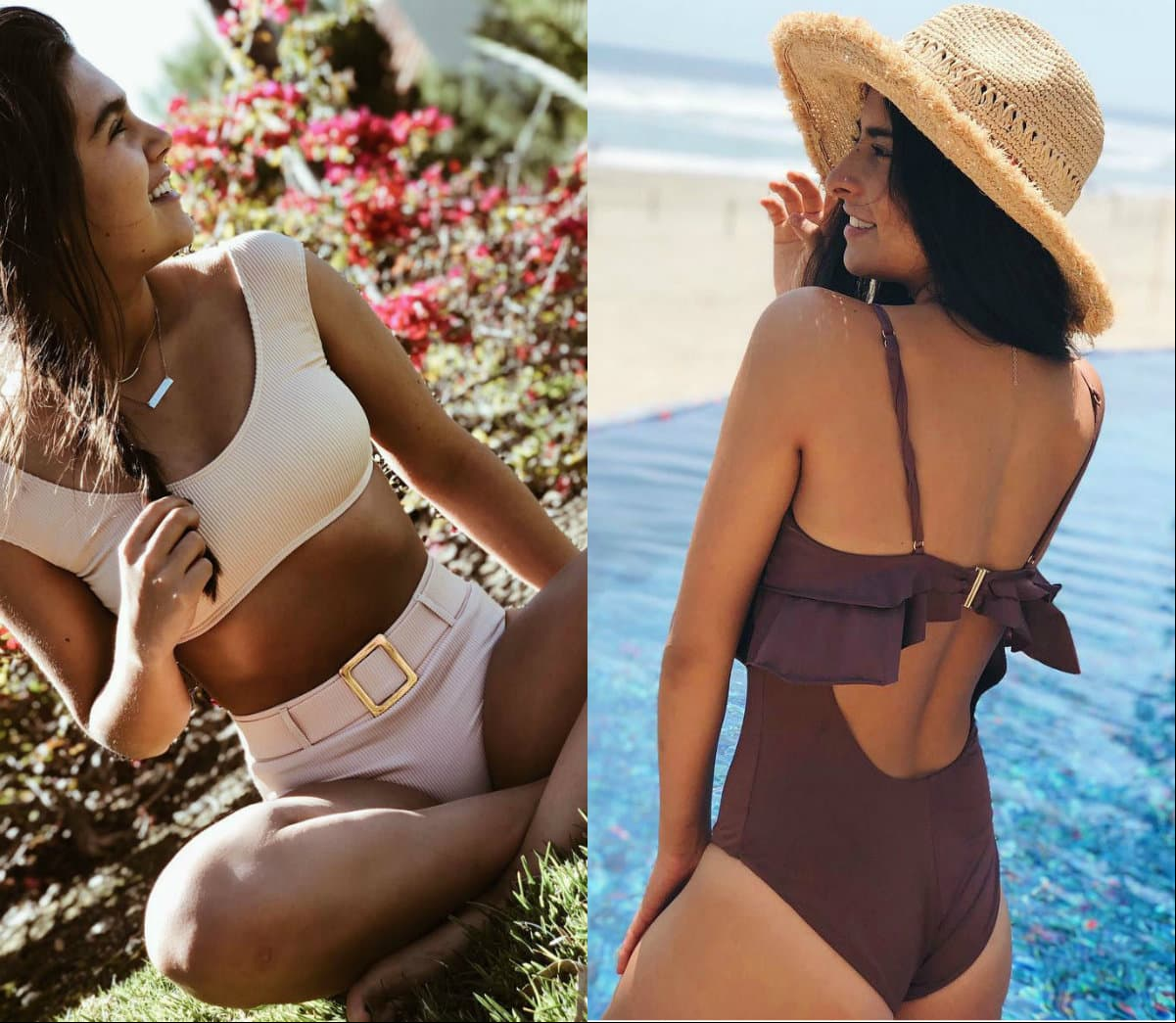 ¿Cuál de estas dos bellezas ganará la guerra de bikinis?