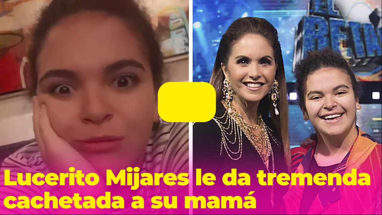 "Me la volé": Lucerito Mijares le dio tremenda cachetada a su mamá en pleno show en vivo