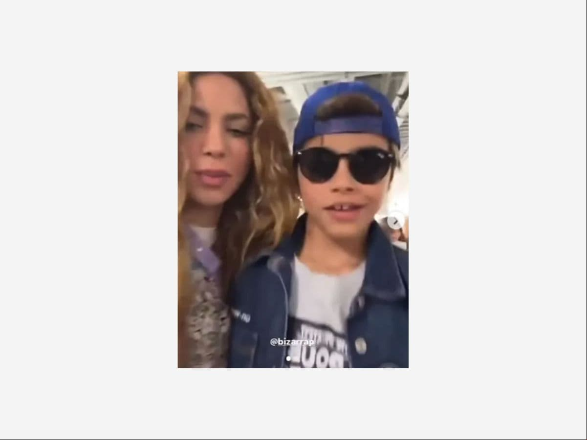Shakira describió a su hijo como 'clon' de Bizarrap.