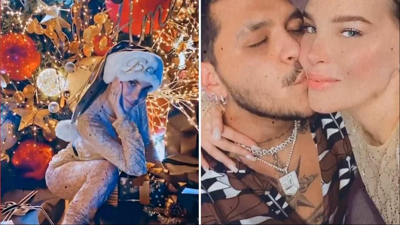 Belinda presume decoración navideña y deja ver su lujosa casa: desde la alberca hasta los renos de Santa