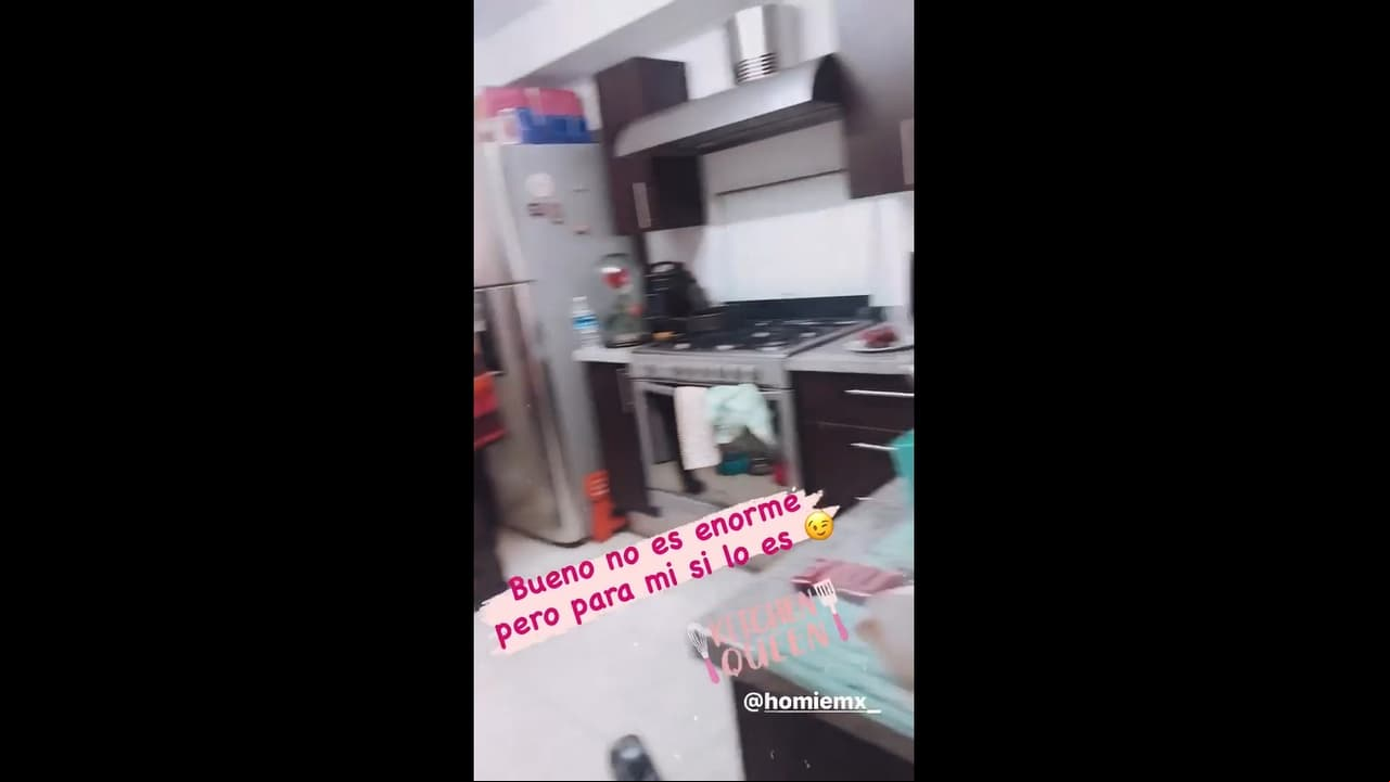 Sin embargo, la actriz destacó que en su nuevo hogar hizo realidad su sueño de tener una cocina amplia.