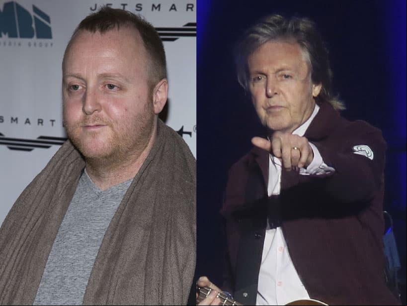 El músico Paul McCartney y su hijo James parecen hermanos.