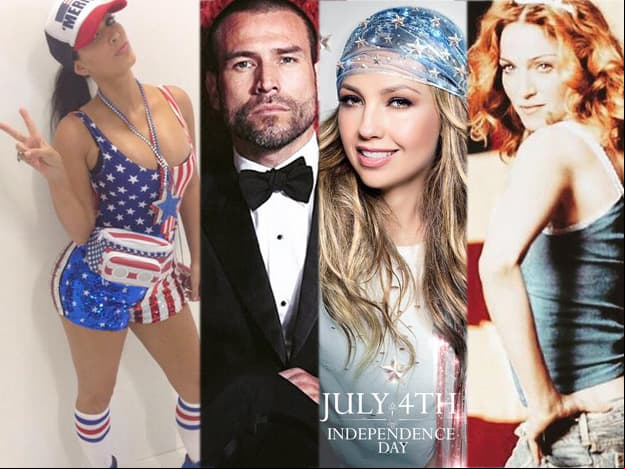 ¡Los famosos celebran el 4 julio!