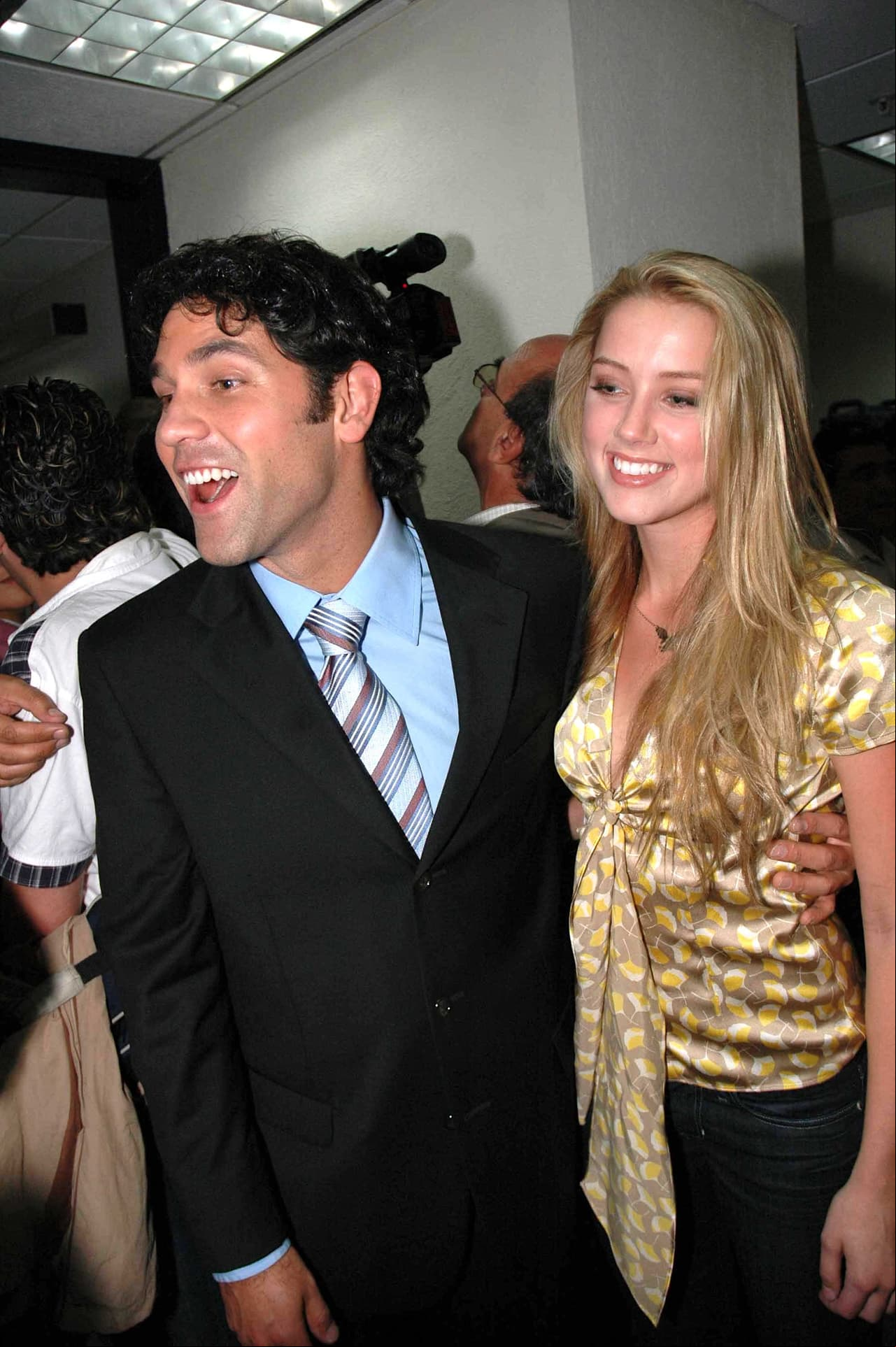 Amber Heard y Valentino Lanús.