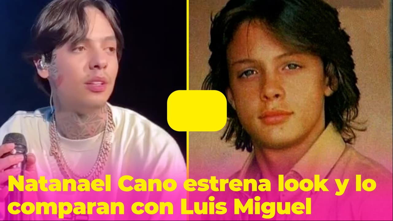 Natanael Cano estrena look y le dicen que es igualito a Luis Miguel en su juventud, ¿se parecen?