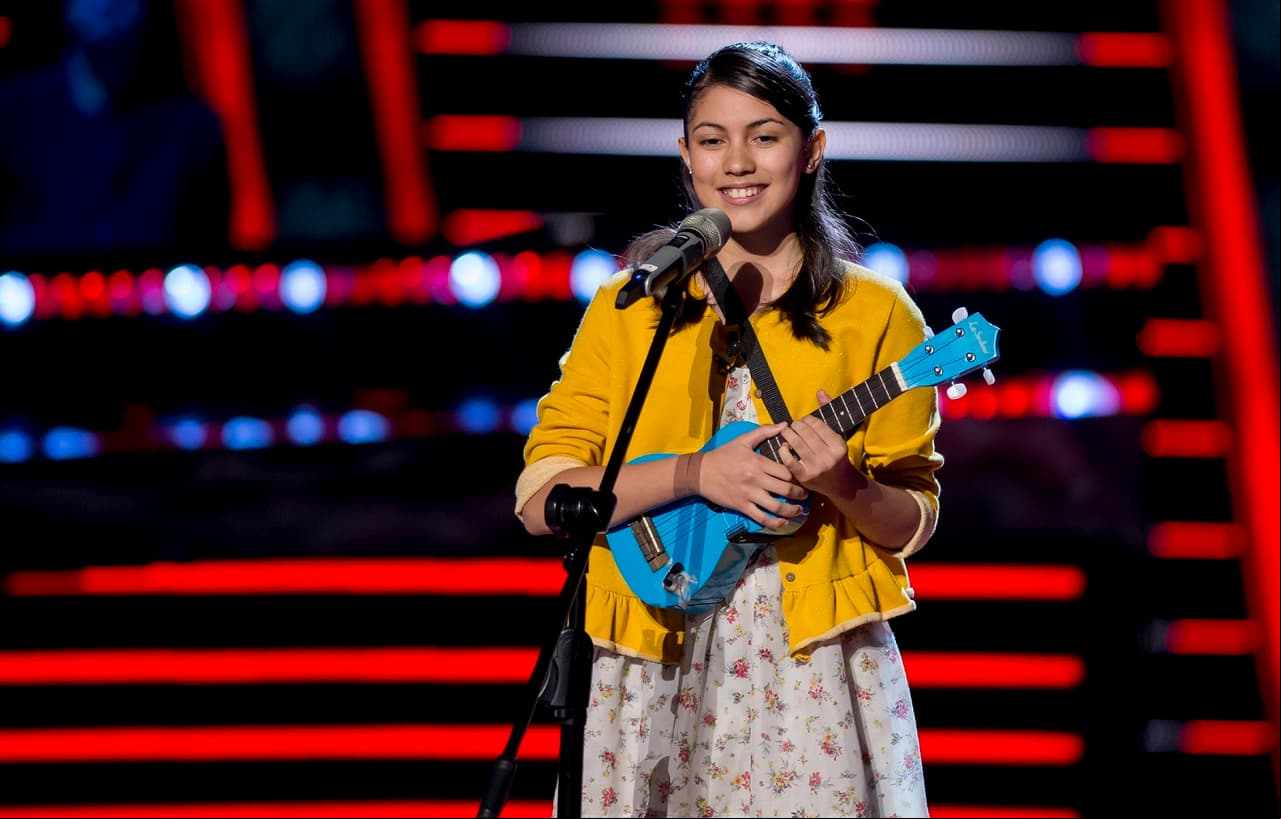 Nadia Ríos conquistó el corazón de Melendi con el tema "Somewhere over the rainbow".