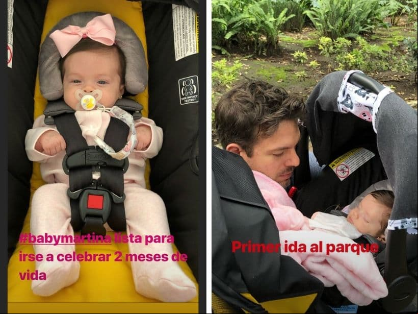 Ingrid Martz junto a su hija Martina