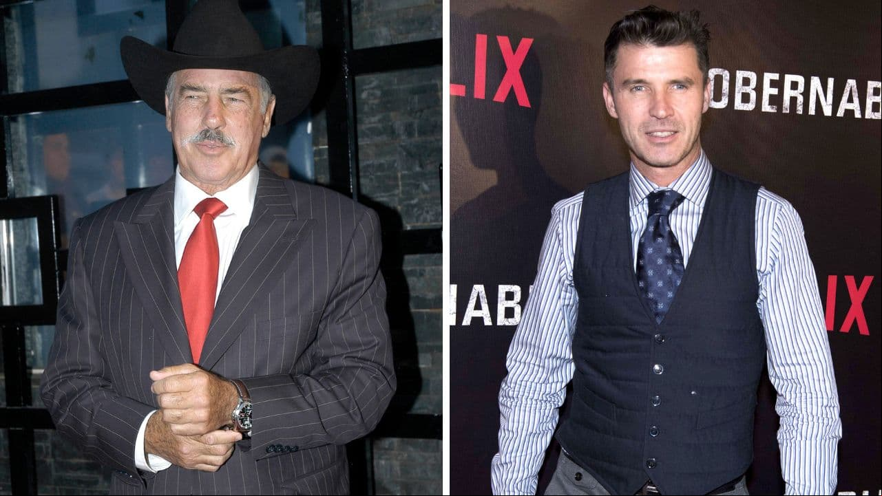 Andrés García y su hijo Leonardo García