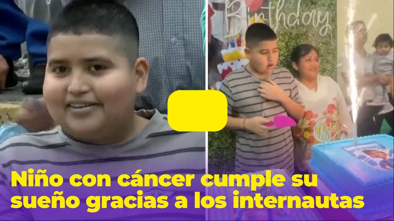 Niño con grave enfermedad cumple su sueño de tener una fiesta de cumpleaños gracias a las redes