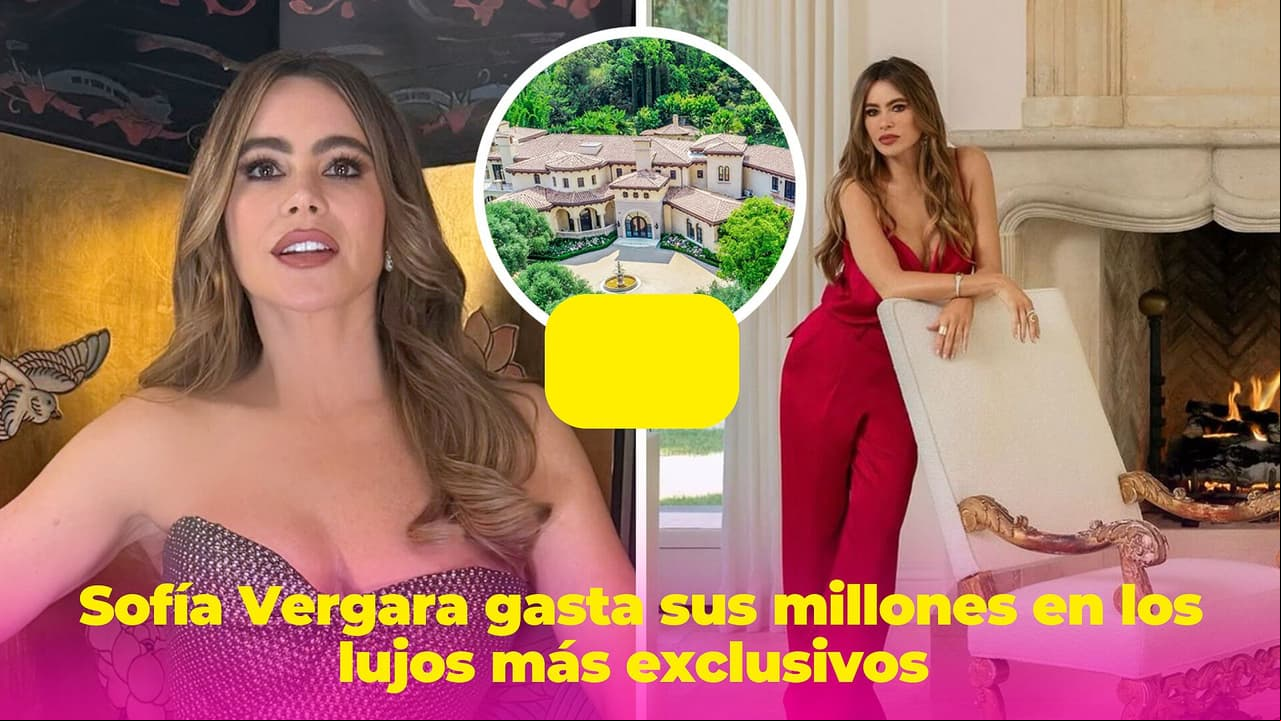 Los lujos más explosivos de Sofía Vergara, su mansión no es lo más impresionante