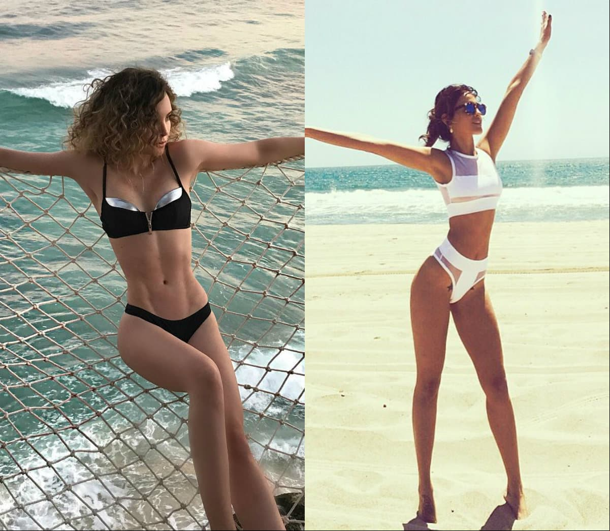 Ambas actrices reciben miles de ‘Me gusta’ por sus destapes en Instagram.