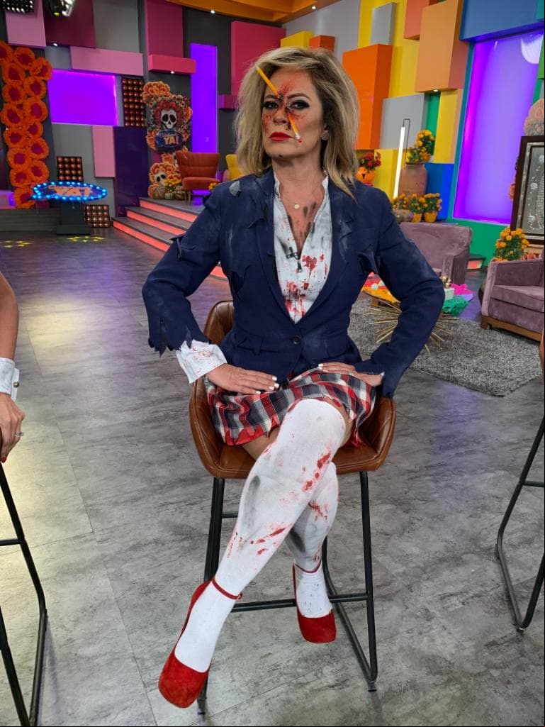 Roxana Castellanos fue una colegiala de terror.