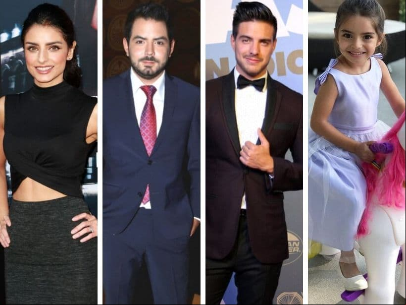 Aislinn, José Eduardo, Vadhir y Aitana Derbez cuentan con rasgos muy similares, pero los ojos, la ceja y la barba partida son características físicas que heredaron de su padre, Eugenio Derbez.