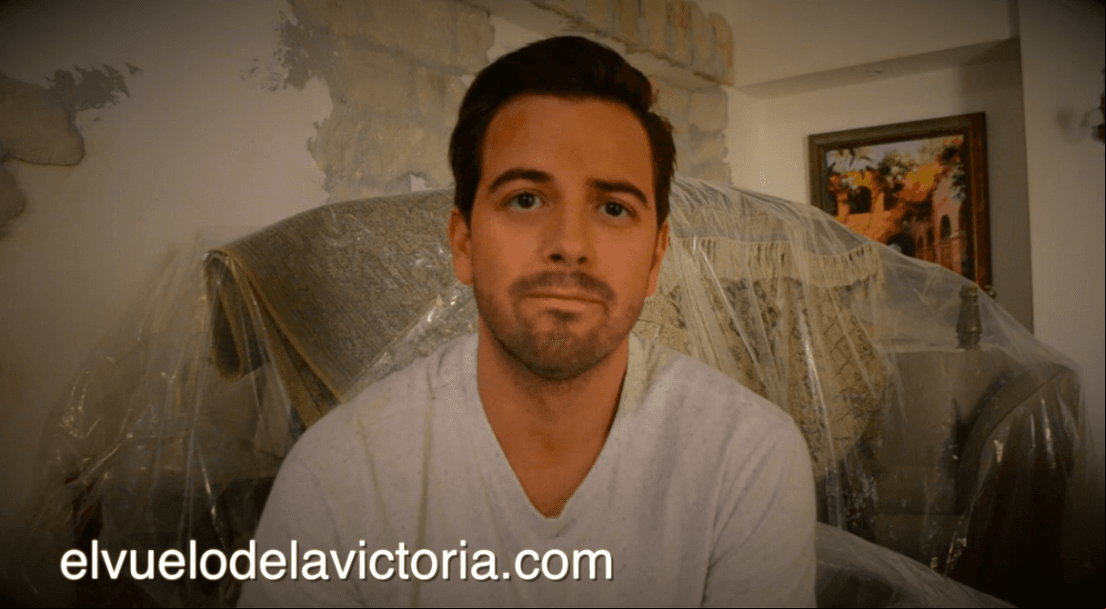 Andrés en el confesionario