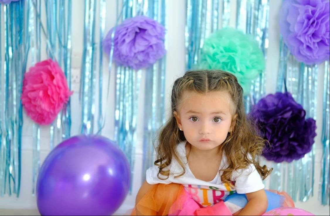 Así fue como la tierna María celebró su cumpleaños junto a sus hermanos y sus padres, quienes no perdieron la oportunidad de festejarla.