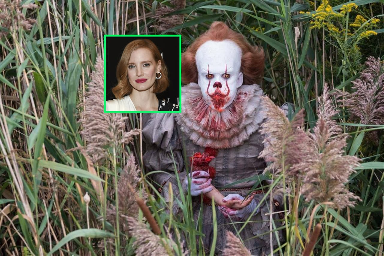 Jessica Chastain termina el rodaje de ‘Eso 2’ con sangrienta imagen
