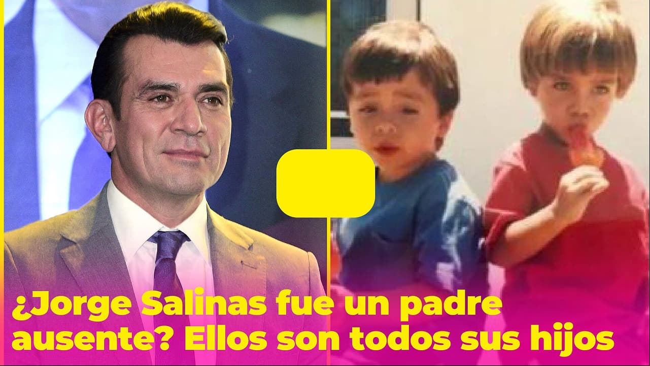 ¿Jorge Salinas fue un padre ausente? Ellos son todos sus hijos (a 2 no los quería reconocer)