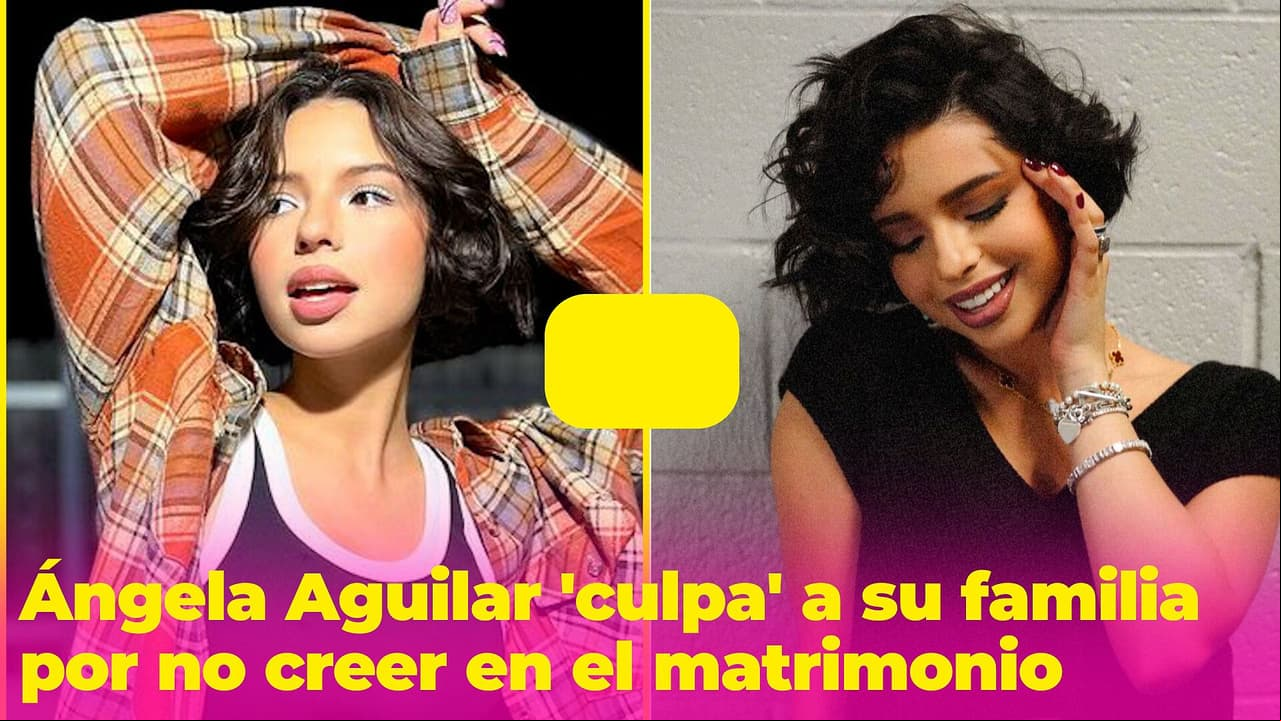 Ángela Aguilar no cree en el matrimonio y 'culpa' a su familia por eso