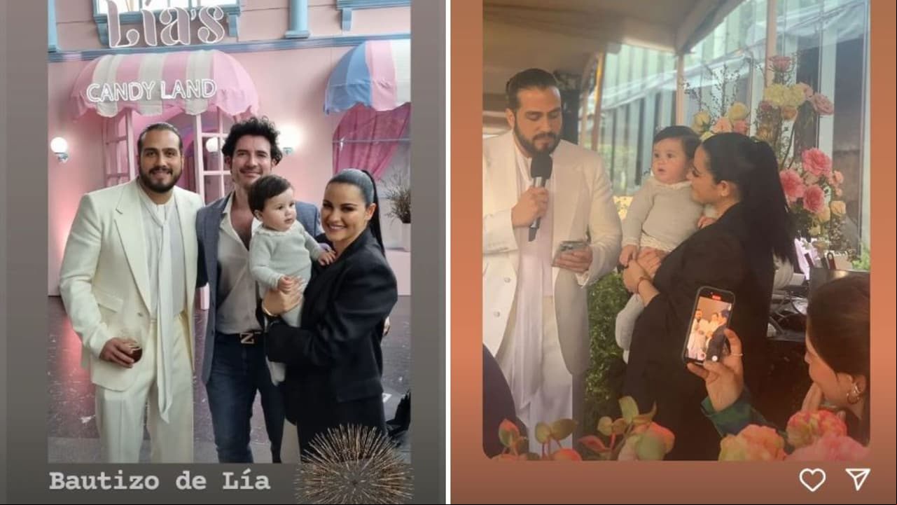 Anahí no aparece en las fotos compartidas de la fiesta de bautizo de la hija de Maite Perroni y Andrés Tovar