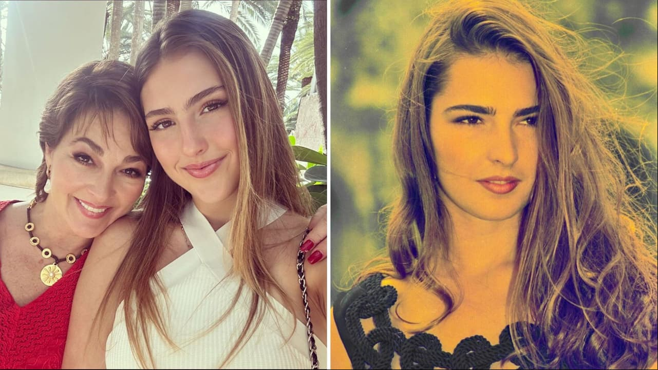 Luciana tiene un gran parecido con su mamá Eugenia Cauduro.