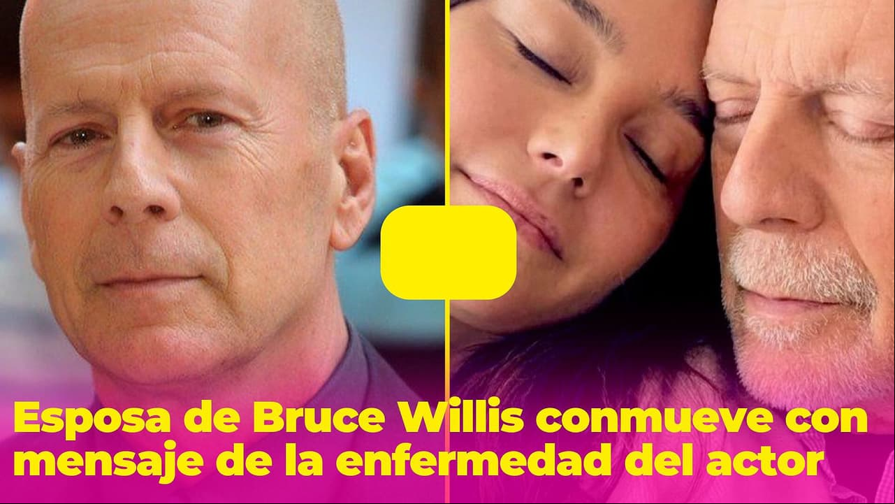 Esposa de Bruce Willis explica que la demencia del actor es una "enfermedad familiar"