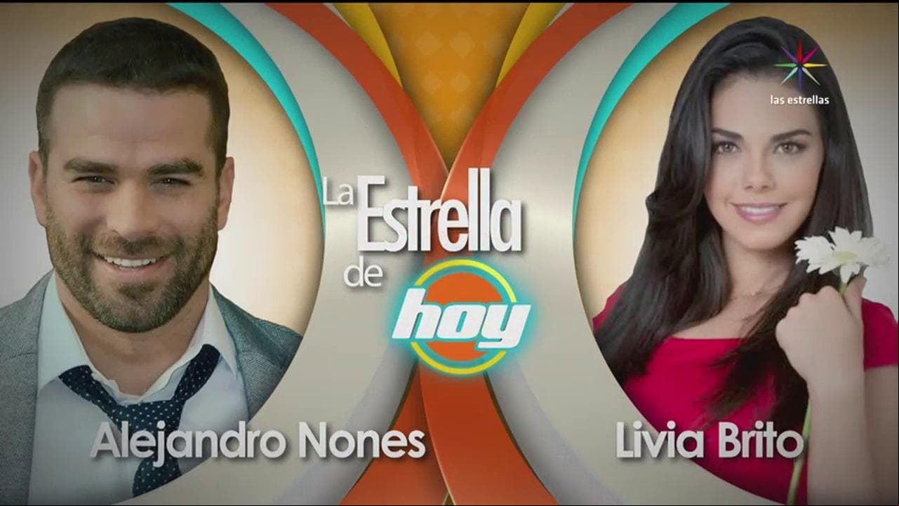 LAS ESTRELLAS DE HOY: Livia Brito y Alejandro Nones