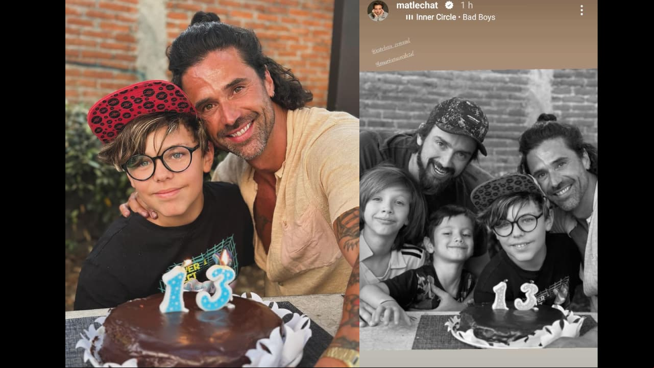 Así celebró Matías Novoa el cumpleaños de su hijo mayor